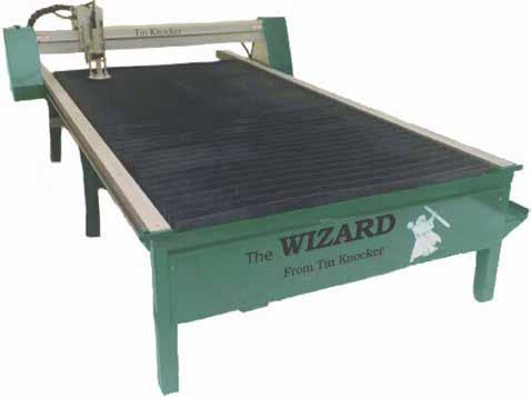 THE WIZARD HVAC PLASMA SYSTEM The Wizard plasma cutting system was developed specifically for the HVAC contractor/fabricator.