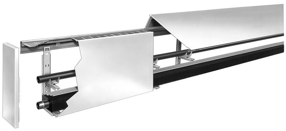 Features and Benefits Cabinet enclosures and accessory panels hinge-lock easily into mounting strip.