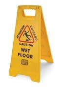 5 lbs Caution Wet Floor Sign Width: Height: Depth: Weight: 2.