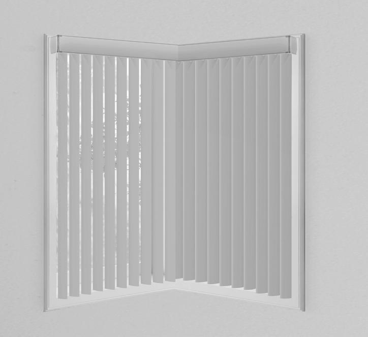 Blind Options Vertical and Sheer Vertical Blinds: Bay and Corner Windows Effective October 2015 Bypass Blind No charge Minimal corner gaps Square-corner valance with dust cover only Chain and cord