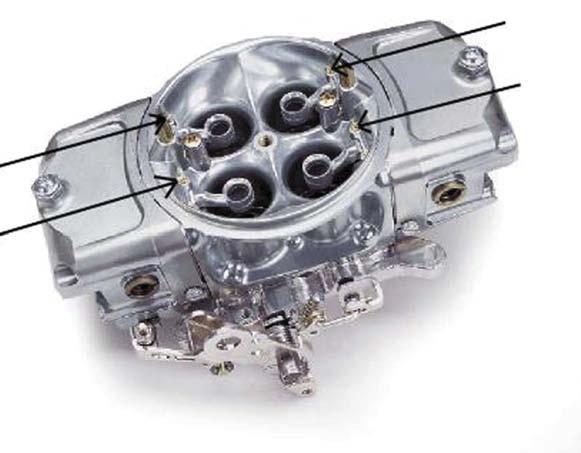 Carter-designed AFB (Edelbrock Performer) and AVS (Edelbrock Thunder) carburetors often have lean off-idle stumble problems that can be cured by enlarging the ICR on the 500 through 650 CFM units.