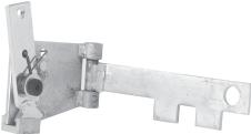 Available with ground wire clip that attaches to the ground wire of the first pole in series. Zinc-plated steel construction, Recommended use: Every 4 to 6 poles, and at every traffic crossing.