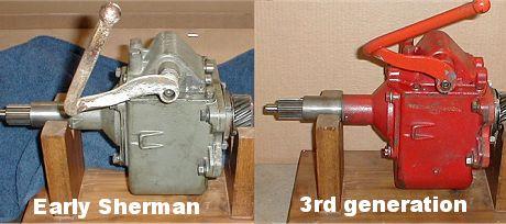 There are a few variations on the Sherman combination transmission but the internals are all basically the same.