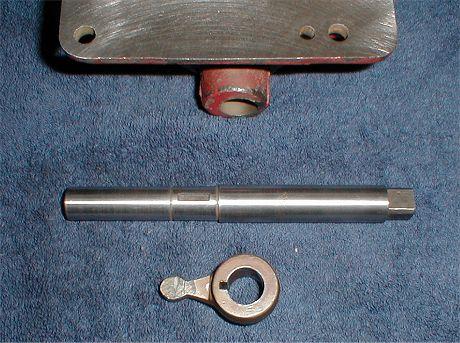 The shifter shaft should be polished and checked for straightness.