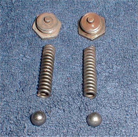 Inspect the detent springs for breakage or mushrooming on the ends and replace them if needed.