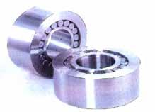 These bearings maintain contact with the intermediate rolls supporting the roll loads.