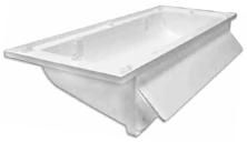 SOFFIT VENTS (cont d) SV Series Low profile one piece design is less obtrusive than traditional vents Models for 4" and 5" ducting No leaky seams on the vent hood Made from UV stabilized polymer