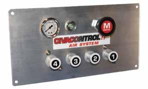 SCP Unit Operates without Manifold Pneumatic Air-Controls 12053-1 1-Compartment Air-Control No Panel SCP-2 2-Compartment Air-Control Panel 13.5" SCP-3 3-Compartment Air-Control Panel 13.