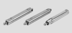 Round cylinders CRHD, stainless steel Function Variants S6 -N- Diameter 32 100 mm -T- Stroke length 10 500 mm The variant S6 is not suitable for direct contact with food products because of the seals