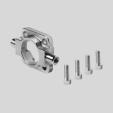 Accessories for stainless steel cylinders Trunnion flange CRZNG Material: High-alloy steel Free of copper and PTFE + = plus stroke length Dimensions and ordering data For C2 C3 TD e9 TK TL TM UW XH