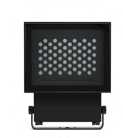 DATA SHEET 49L LED PROJECTOR Product description - LED projector - With pivoting mounting bracket - Pivot range 90 Colour - RAL 9005 black, other RAL colours on request Lighting technology LDT System