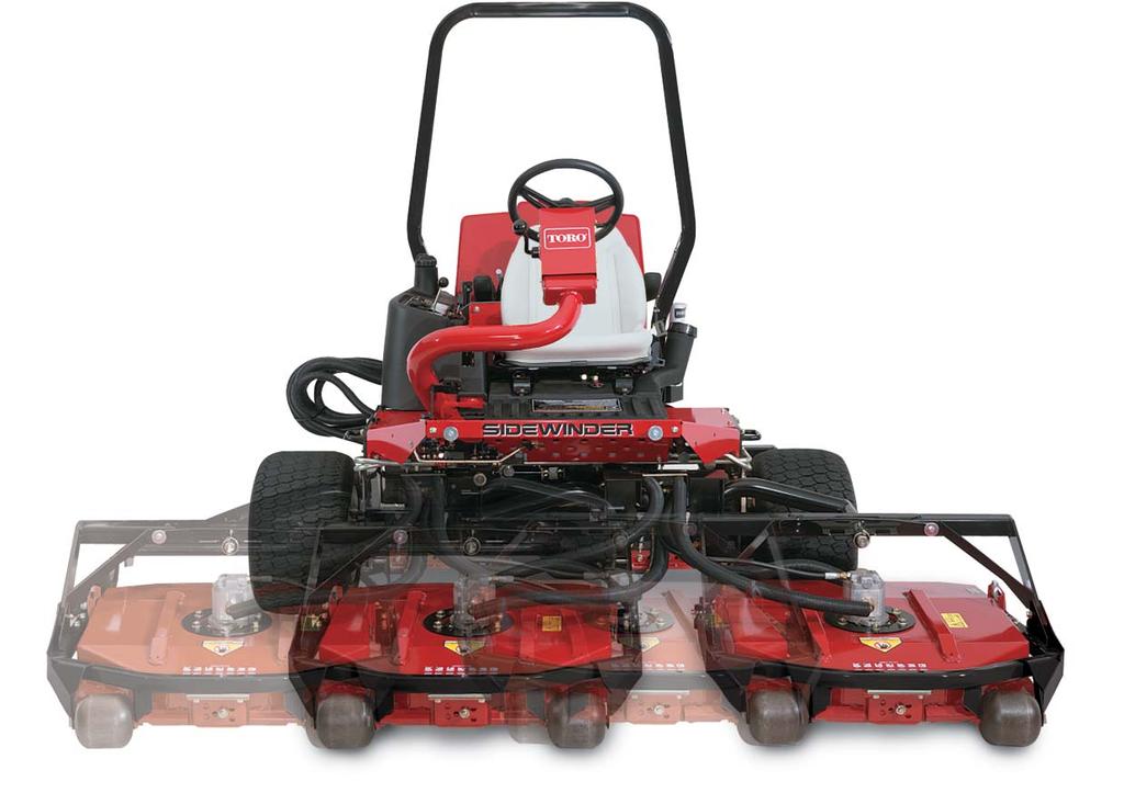 With the exclusive Sidewinder cutting system and appealing striping effect it s the perfect trim mower for