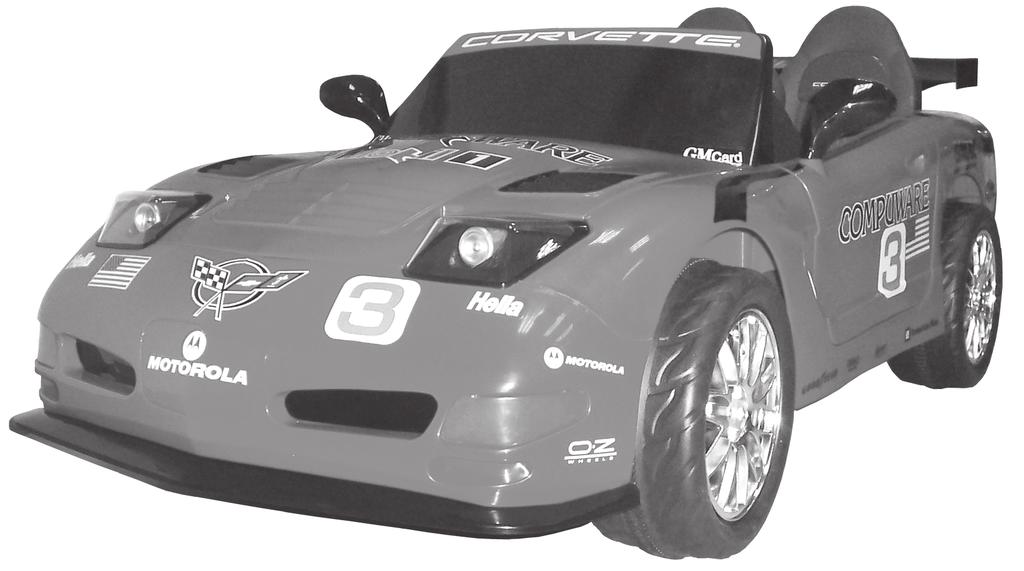 Adult Assembly Required Race Car Model KT1006/KT1007/KT1008 User Guide Questions? Comments? Missing Parts? Contact us: www.kidtraxtoys.com In U.S.A.: Pacific Cycle Inc.