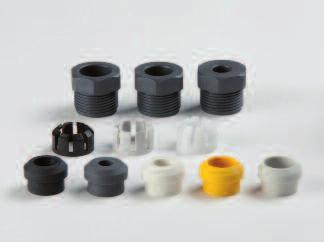 Packs of cable glands, cages and gland nuts to suit cables ranges from 5.0 to 15.
