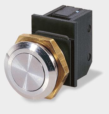 Vandal Resistant Switches 17* IP66 * Stainless steel button and bezel Vandal