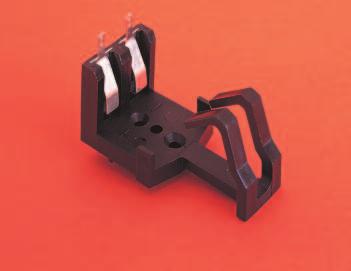 BATTERY HOLDERS Manufactured from quality mouldings and metal components to ensure a secure and reliable connection, Bulgin s battery holder range caters for battery ; AAA(R03), AA(R6), C(R14),