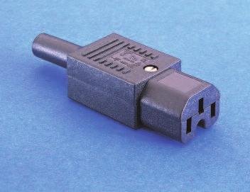 Rewirable IEC C13 Angled Female Connector Rewirable PX0587 PX0587/SE PX0588 Snap