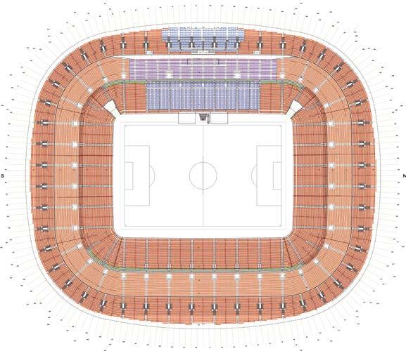 Arena Munich, Germany ideal ergonomics