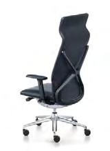 Swivel chair with high backrest 680 490 220-310