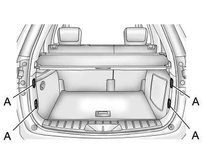 4-2 Storage Additional Storage Features Cargo Cover For vehicles with a cargo cover, use it to cover items in the rear of the vehicle.