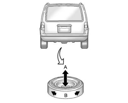 Vehicle Care 10-79 { WARNING Storing a jack, a tire, or other equipment in the passenger compartment of the vehicle could cause injury.