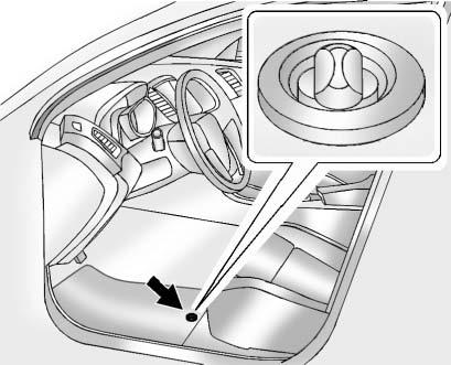 Vehicle Care 10-101 3. Make sure the floor mat is properly secured and verify that it does not interfere with the accelerator or brake pedals. Knob Retainer Floor mats with a knob retainer. 3. Center the slot in the floor mat grommet with the knob on the floor and set into position.