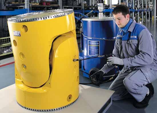 Voith WearCare 500 in 45 kg and 180 kg drums 10.
