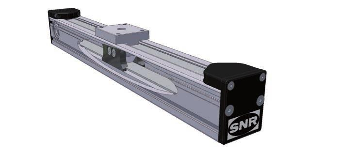 AXC40Z with sliding guide system The robust and compact design of the linear axis AXC40 with synchronous belt drive and sliding guide system is outstanding for