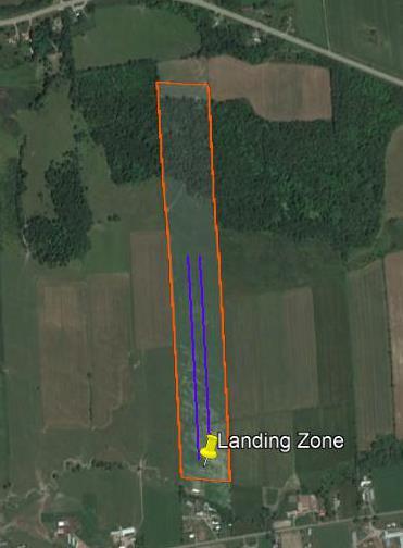 Calibration and QC 3 Test site: Luskville, Quebec Flat terrain with trees Near headquarters Easy Access Line of sight Flown frequently during project development Planned