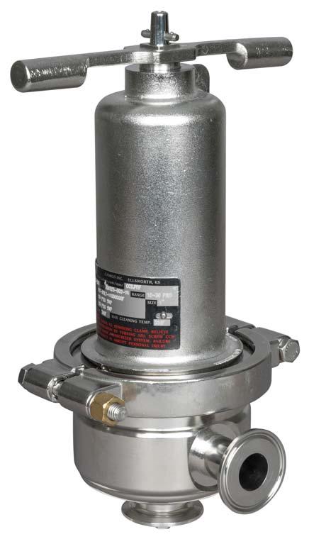 TECHNICAL BULLETIN 05-17 ISO Registered Company MODEL C-CS CLEAN STEAM PRESSURE REDUCING REGULATOR The Model C-CS* is a 316L SST self-contained pressure re ducing regulator designed primarily for