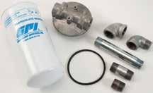 Fuel Fuel Filters Filter kit add on and Replacement filter cartridges for GPI Diesel dispensing and metering.
