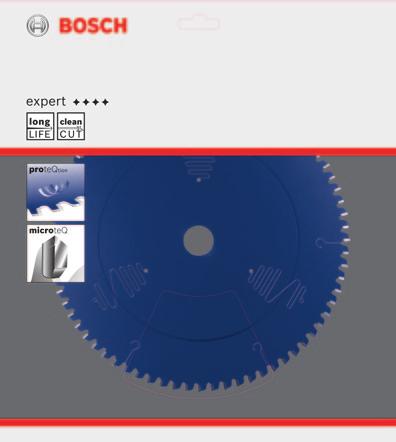 Bosch pribor Kružne pile Uvod 11 Informacije o proizvodu na pakiranju Informacije na pakiranju identične su s informacijama u katalogu, te olakšavaju pronalaženje proizvoda od kataloga do pakiranja i