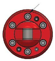 Pulling Eyes Installation Manhole 3:1 Male Pin Thread A B C D E F Weight 00503-705-21M 10,000 lb 30,000 lb 2 IF API 2-1/2 7/8 3/4 11-5/16 1-1/2 3/4 9.