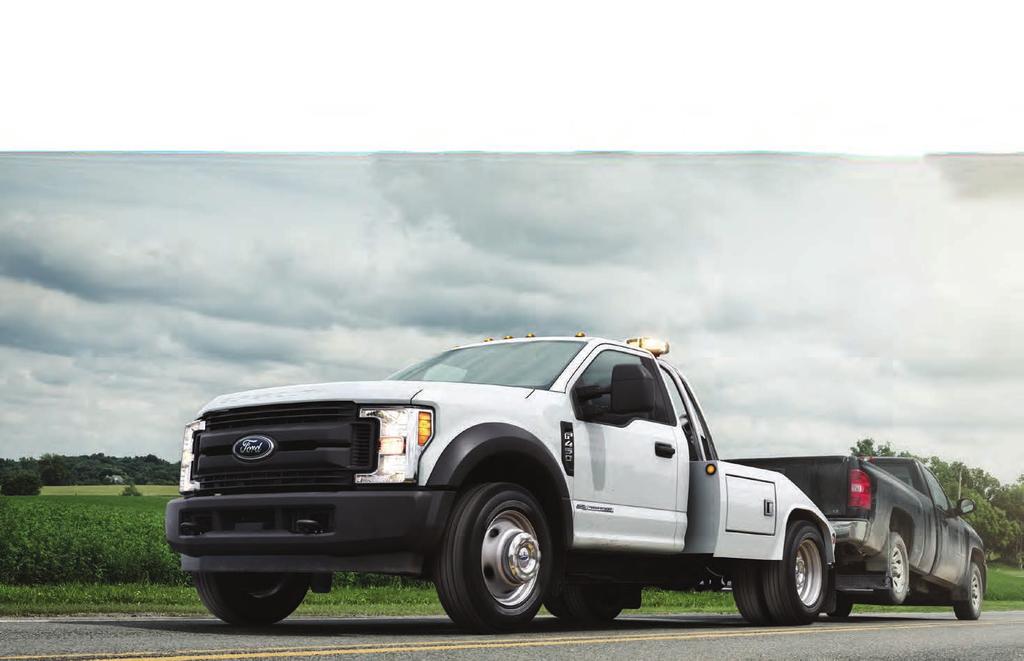 BIG JOBS DEMAND BIG POWER /// When it comes to power and dependability on the work site, the all-new Super Duty Chassis Cab delivers in three ways with the 6.2L V8 gasoline engine, the legendary 6.