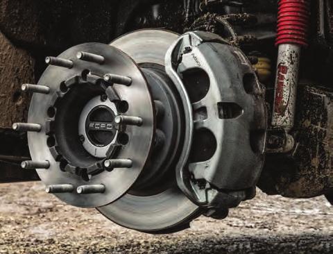long wheelbase models New 4-channel ABS on DRW models; also includes AdvanceTrac with RSC (Roll Stability Control ) and trailer sway control F-450 and F-550 feature larger front and