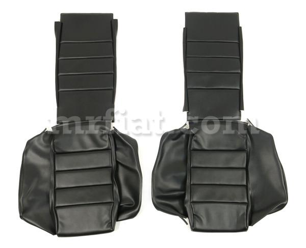 .. Set of front and rear tan vinyl seat covers for Alfa Romeo