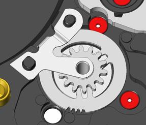 ) <75> Set and lubricate the minute wheel & pinion. <74> Set the intermediate minute wheel.