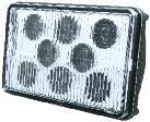 /Box 4 x6 RectangularHighPowerLEDHeadlight - 4 x 6 (100mm x 165mm) Rectangular Headlight with 1 High Power Cree LED - Available in Low Beam or High Beam Modules Only - Please Specify