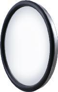 /Box 034 024 035 025 Stainless 8 1/2 Convex Mirror - 150R - 8 1/2 Stainless Steel Convex Mirror, 150R - Convex Mirror Help to Improve Visibility and Reduce Accidents - Replacement Mirror for United