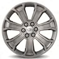 Package includes Tires, Tire Pressure Monitors, a Wheel Lock Kit, Center Caps, and Lug Nuts. 22 Inch Wheel - 7-Split-Spoke Chrome - SES 19301159 0.