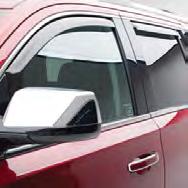 Plus they help reduce wind noise and sunlight glare. Available in Smoke. Contact your Chevrolet dealership for more information. Non-GM warranty. Warranty by EGR. For information call 1-800-757-7075.