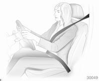 8 In brief Seat inclination Head restraint adjustment Seat belt Pull lever, adjust inclination by shifting body weight. Release lever and audibly engage seat in position.