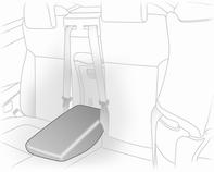 Seat heating is operational when the engine is running. Fold down the armrest, pulling the strap obliquely down (45 ).