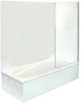 right hand opening Made in New Zealand Matisse Bath 2 Sided Flat Wall and Complete Door set Please refer to