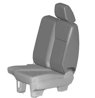 Seats Recline Adjustment Bench seat E131592 E135862 Folding the Seatback - Stretch cab Folding the front passenger seat allows easy access to the rear seat.