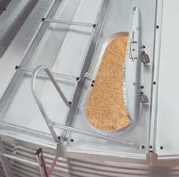Walk-Through Bin Door make grain storage manageable with the