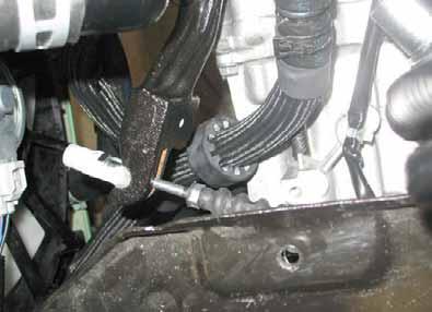 rubber isolator Connecting engine outlet B 50 Ensure