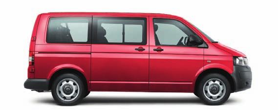 Transporter window van comes with a choice of