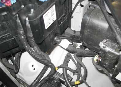 Install fuel line and metering-pump wiring harness so that they are protected against stone impact.