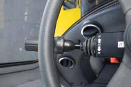 Easy and safe shift lever A single lever on the left side of the